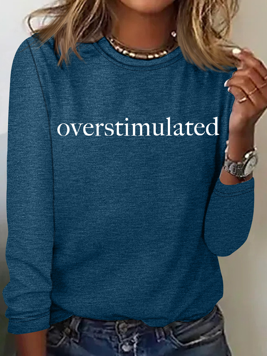 Overstimulated Casual Long Sleeve Shirt