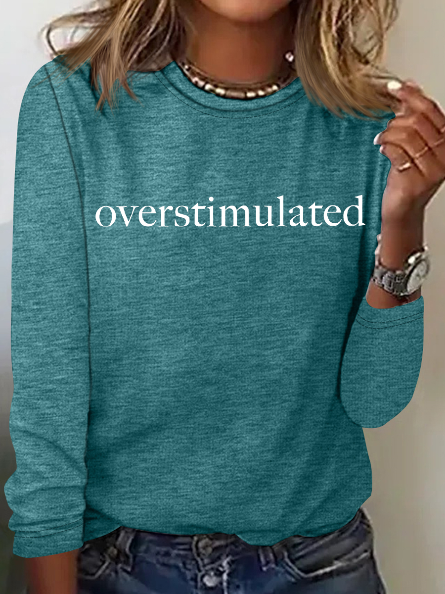 Overstimulated Casual Long Sleeve Shirt