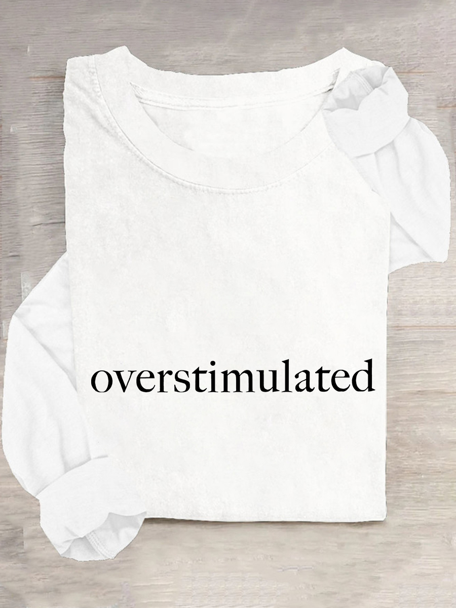 Overstimulated Casual Long Sleeve Shirt