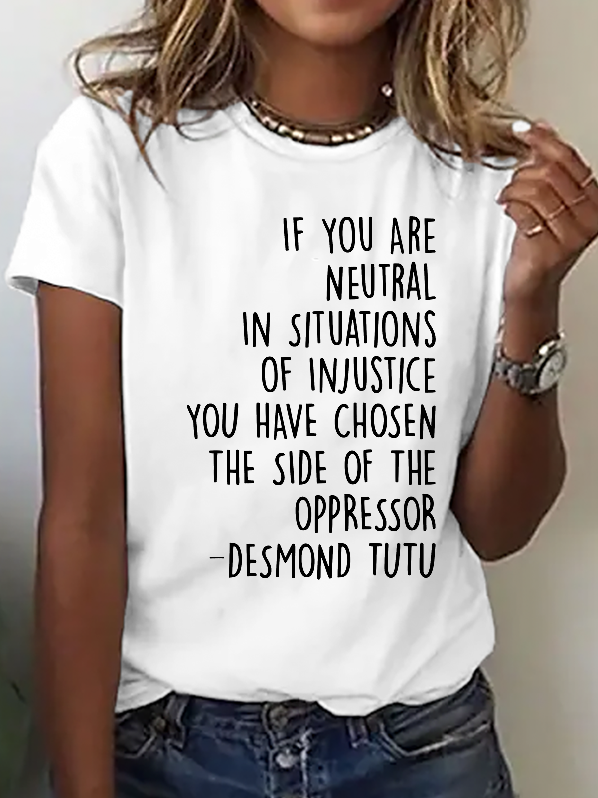 Human Rights , Feminist , Justice , Equal Rights Cotton T-Shirt