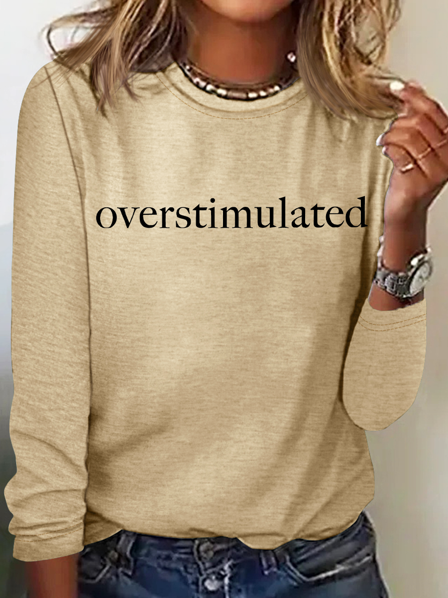 Overstimulated Casual Long Sleeve Shirt