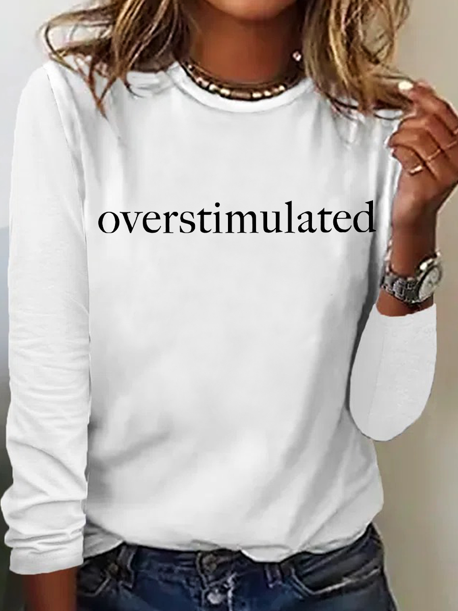 Overstimulated Casual Long Sleeve Shirt