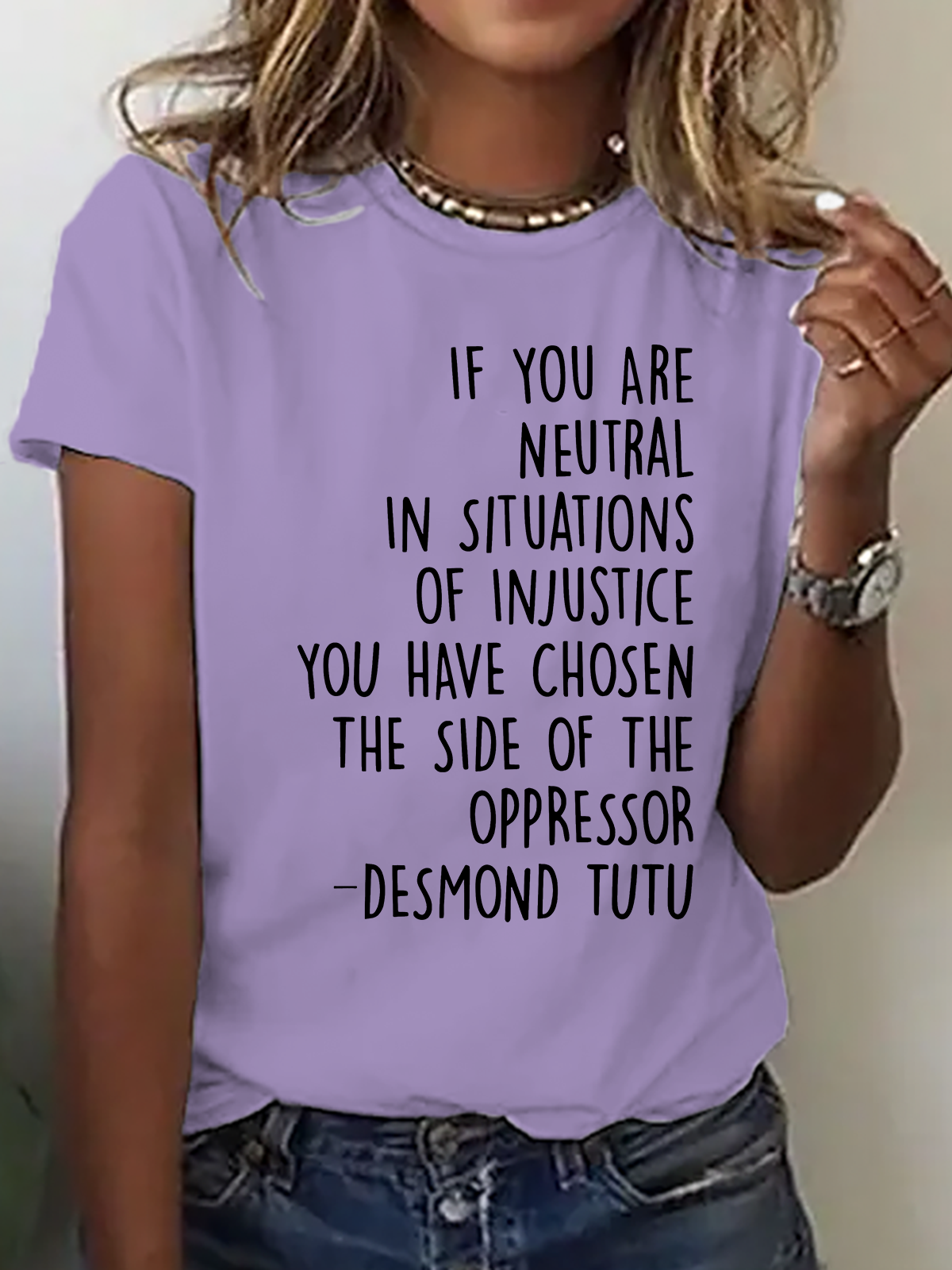 Human Rights , Feminist , Justice , Equal Rights Cotton T-Shirt