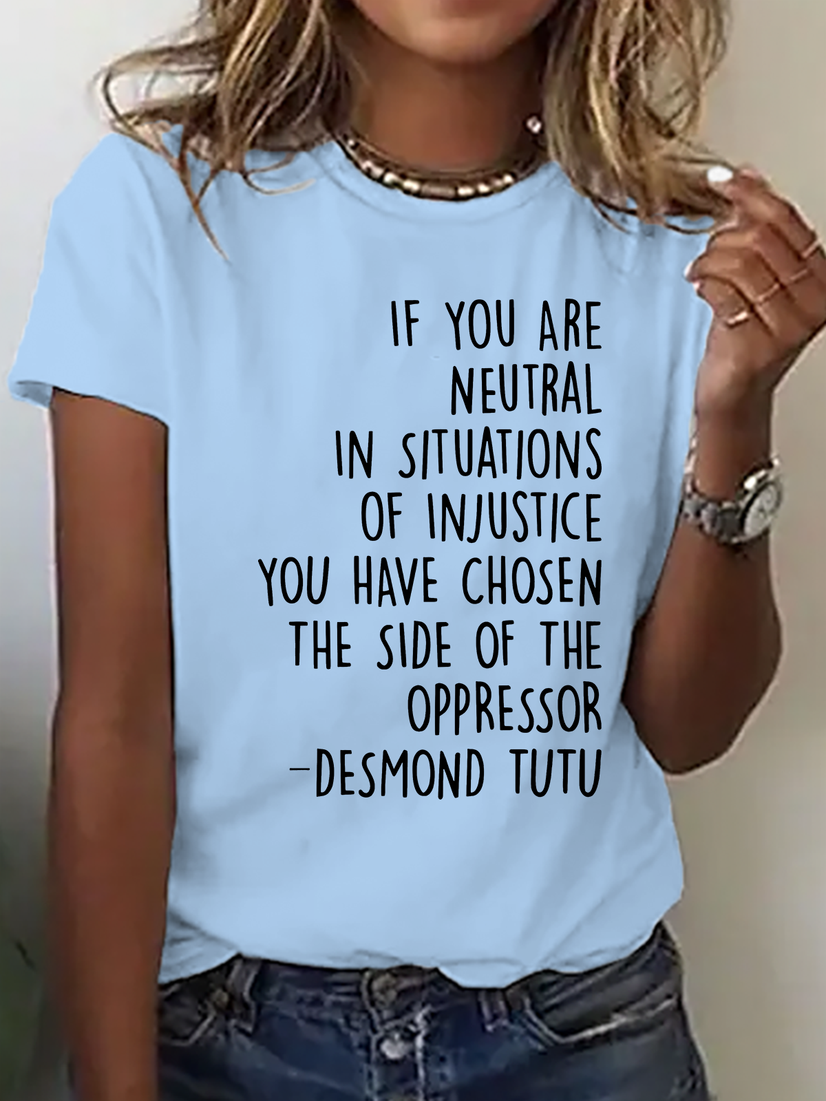 Human Rights , Feminist , Justice , Equal Rights Cotton T-Shirt