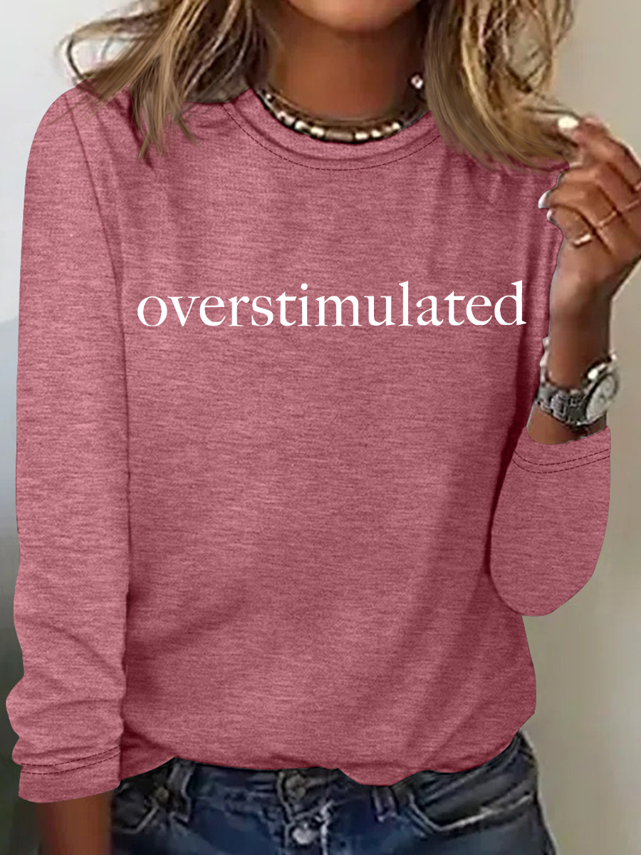 Overstimulated Casual Long Sleeve Shirt