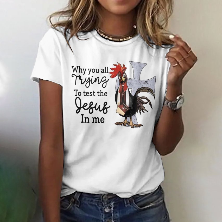 Cotton Crew Neck Casual Regular Fit T-Shirt