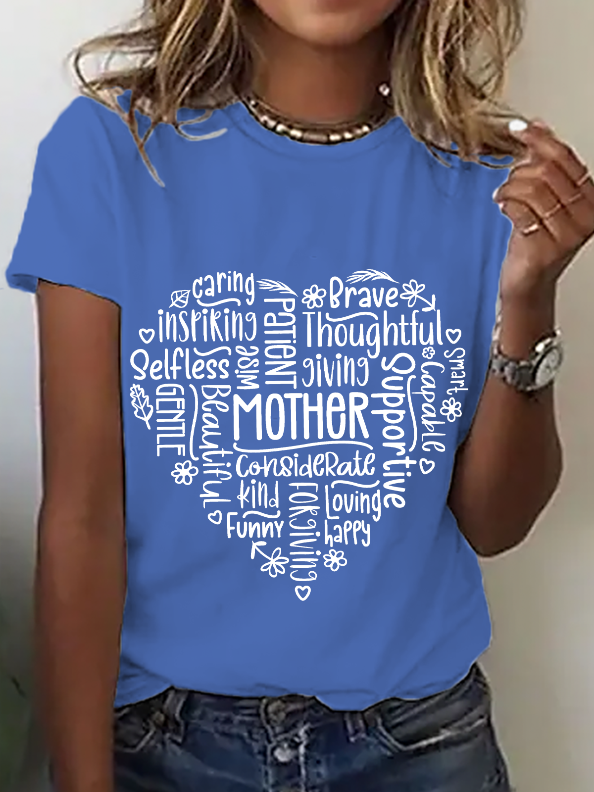 Mother Heart Cotton T-Shirt