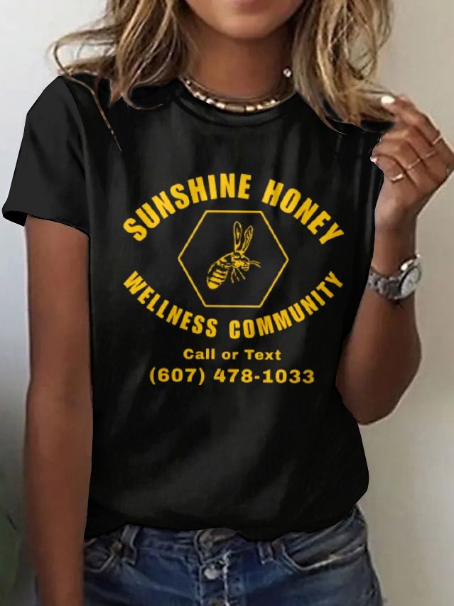 Crew Neck Casual T-Shirt