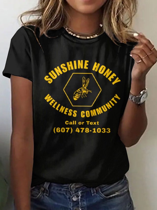 Crew Neck Casual T-Shirt