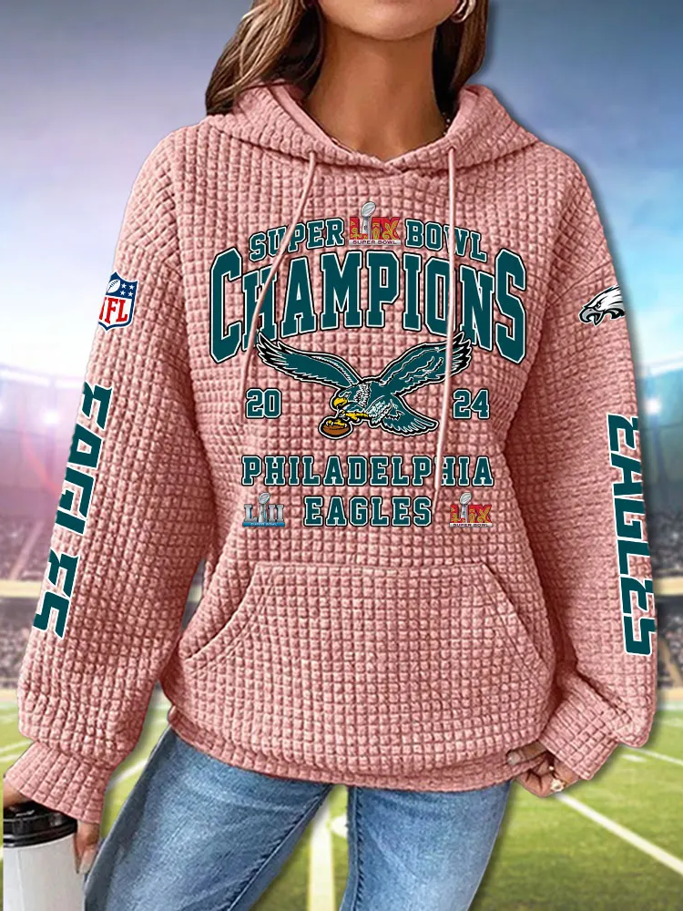 Philadelphia Eagles Super Bowl LIXE Commemorative Hoodie