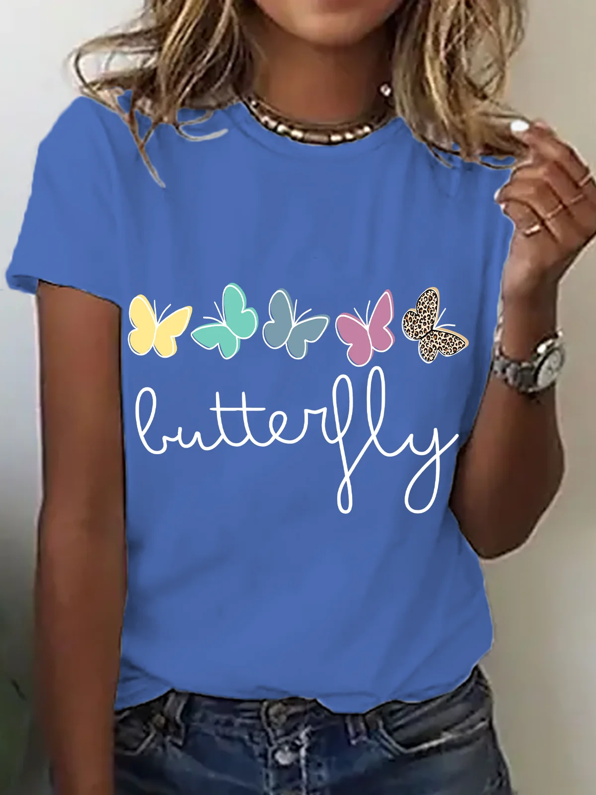 Buttery Fly Cotton T-Shirt