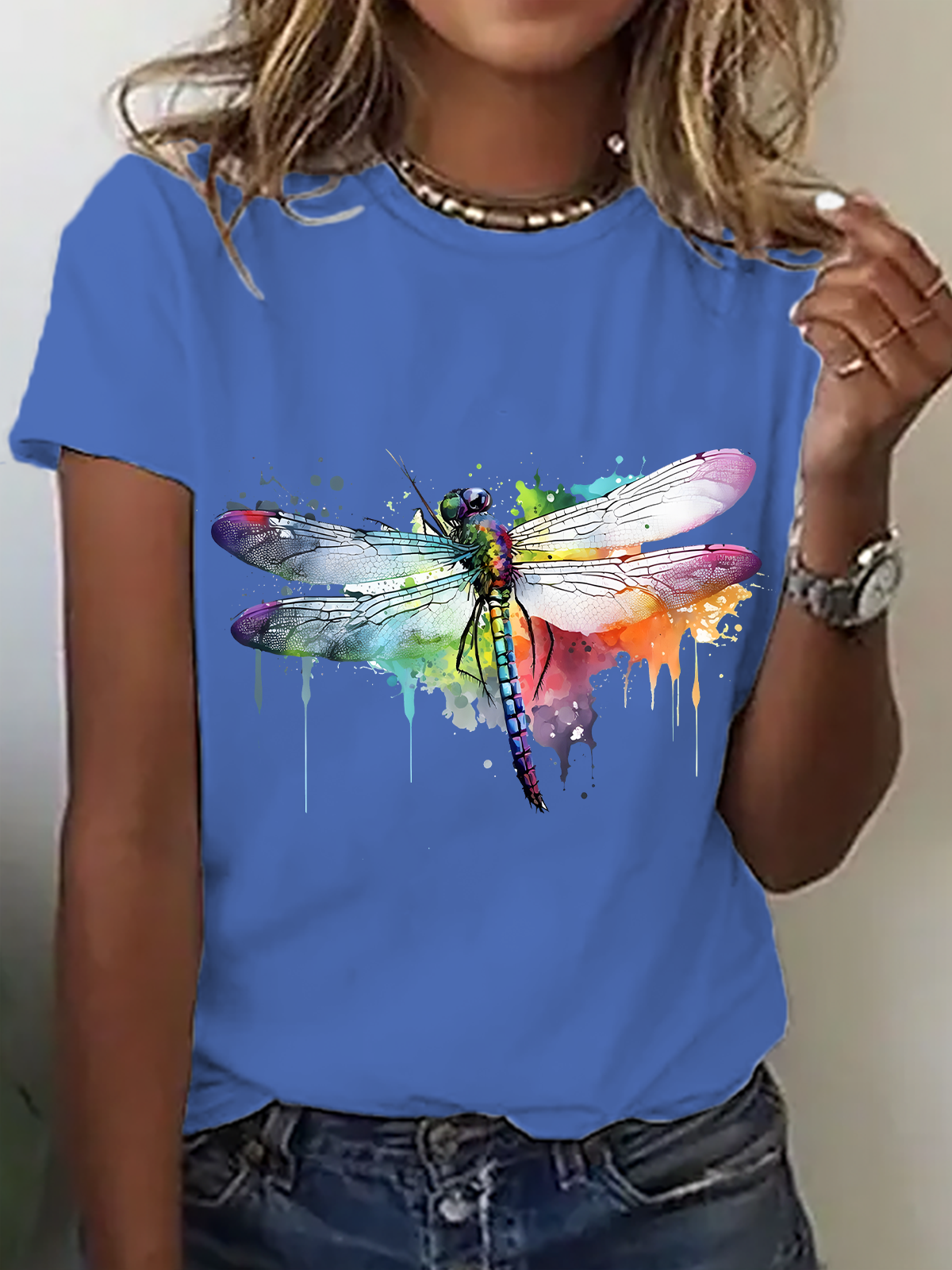 Dragonfly Cotton T-Shirt