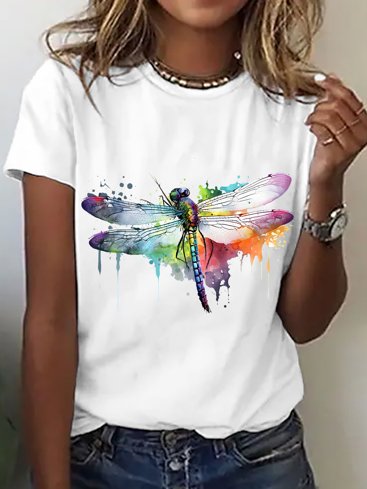 Dragonfly Cotton T-Shirt