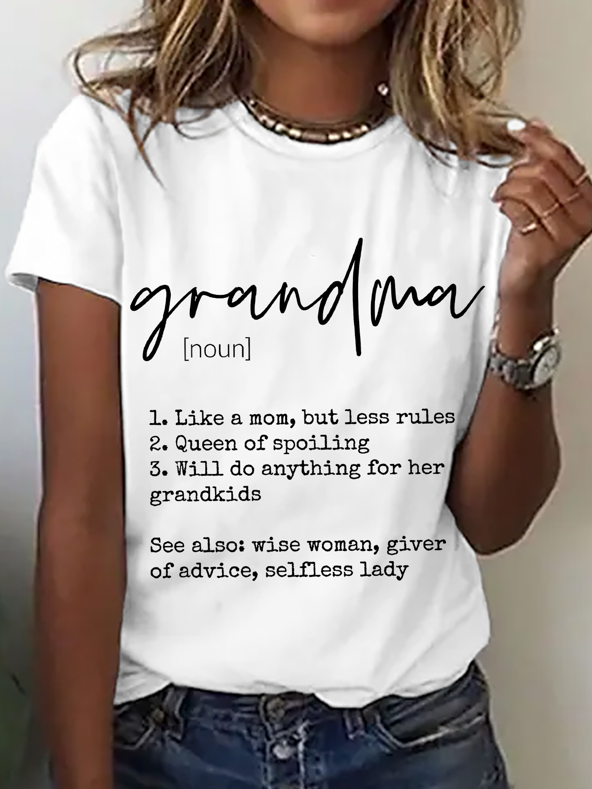 Grandma Definition Cotton T-Shirt