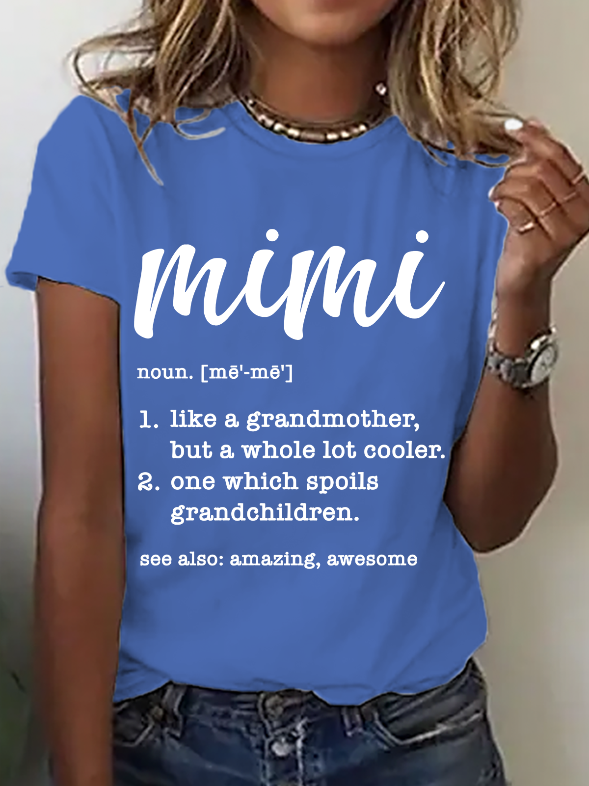 Mimi Definition Grandma Definition Cotton T-Shirt