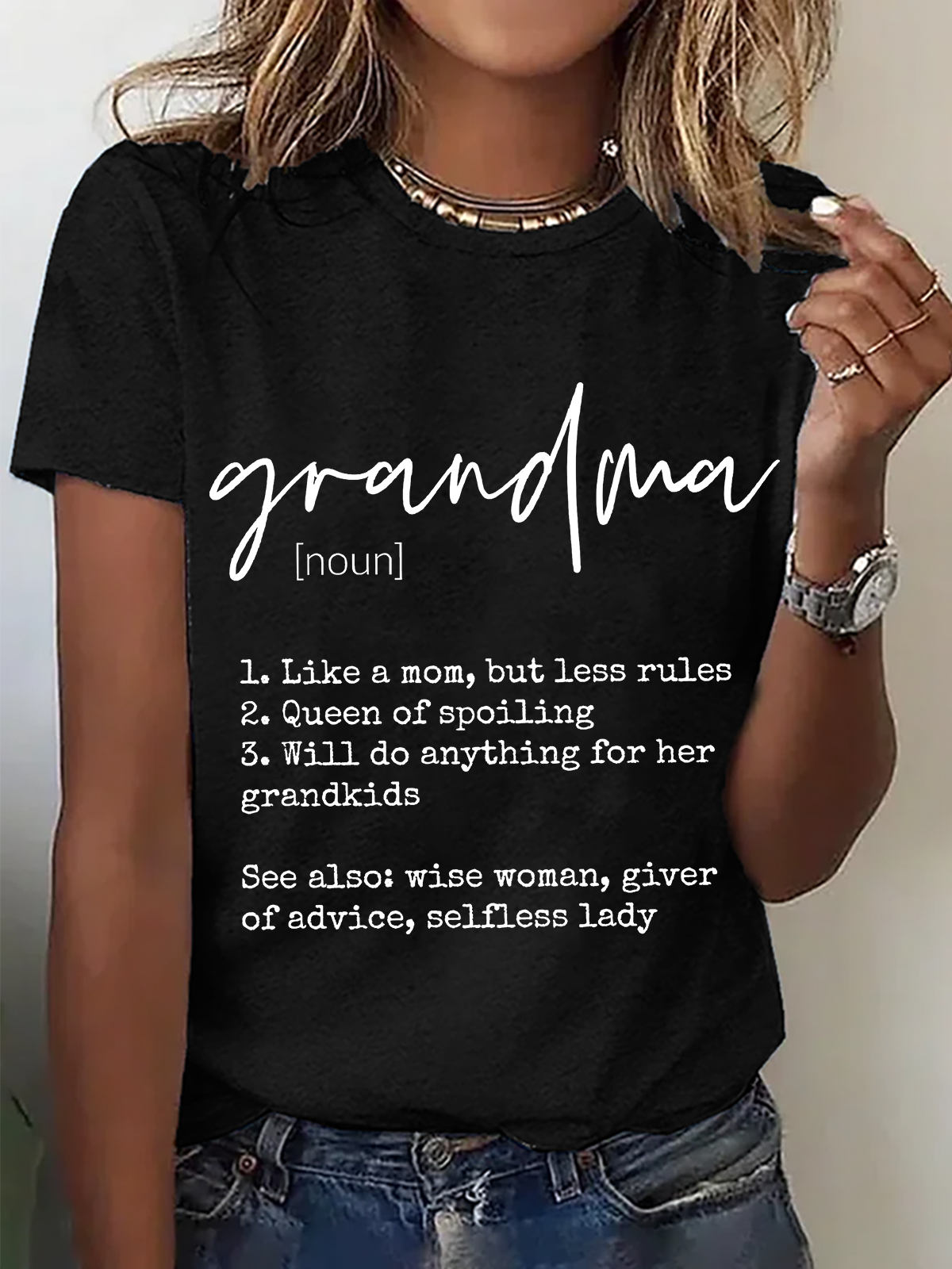 Grandma Definition Cotton T-Shirt