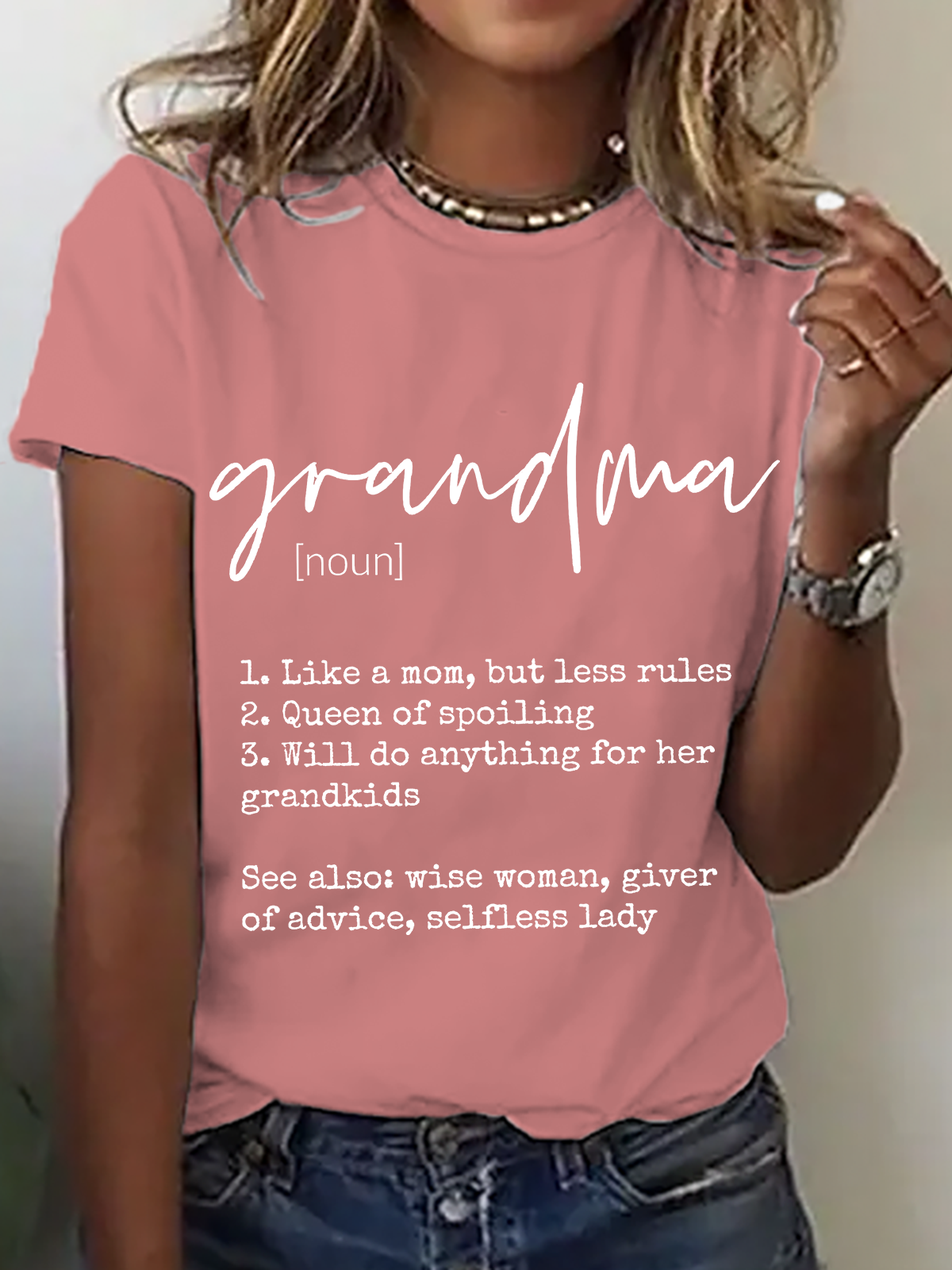 Grandma Definition Cotton T-Shirt