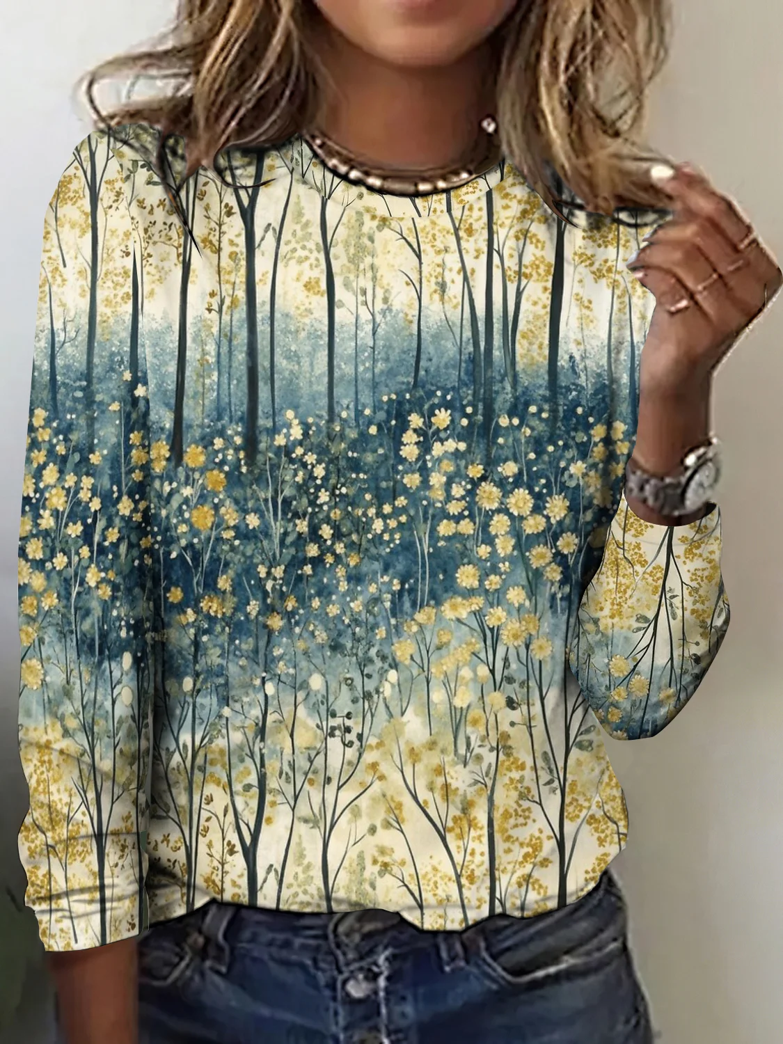 Crew Neck Casual T-Shirt
