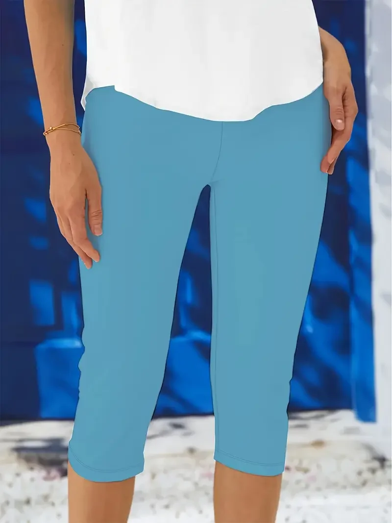 Women's Solid Color Casual Fashion Leggings