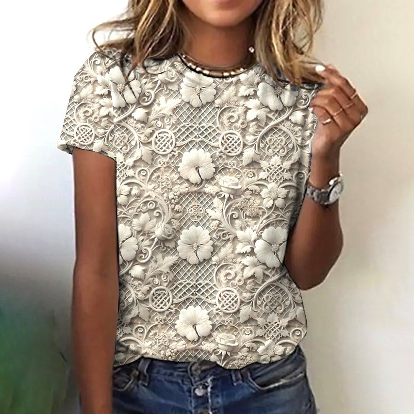 Casual Floral T-Shirt