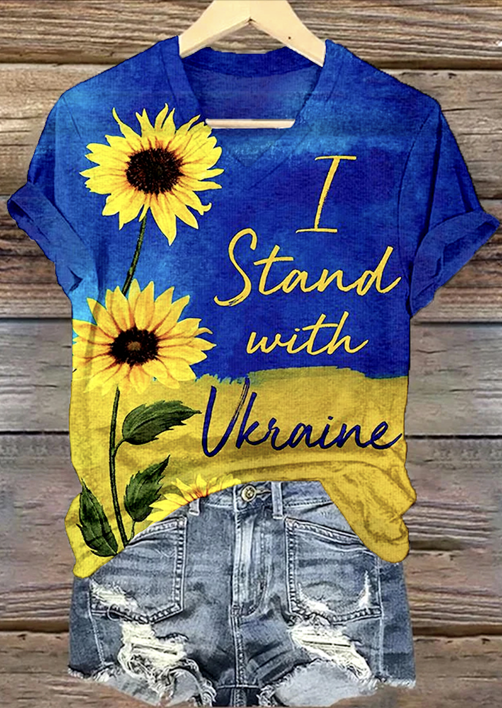 Floral Regular Fit Casual Cotton T-Shirt