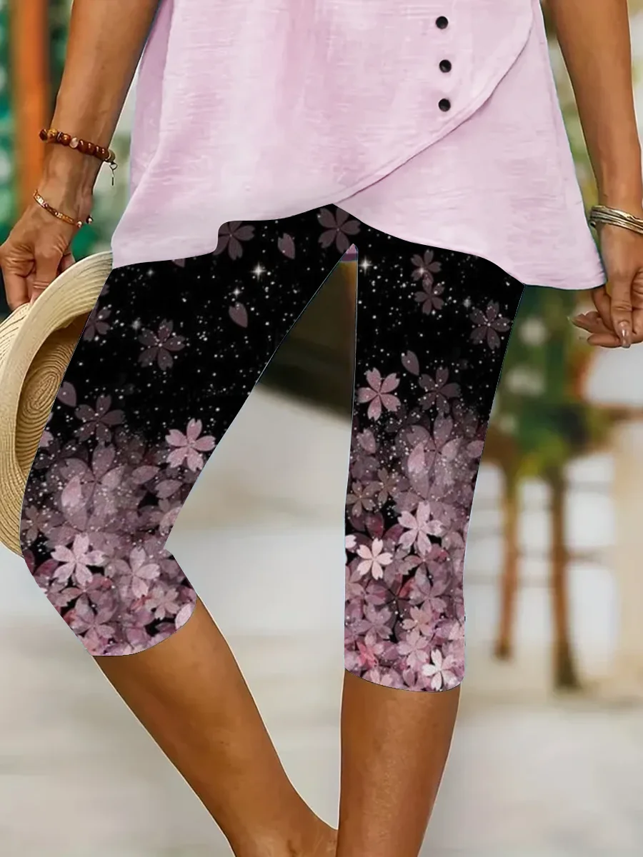 Floral leggings