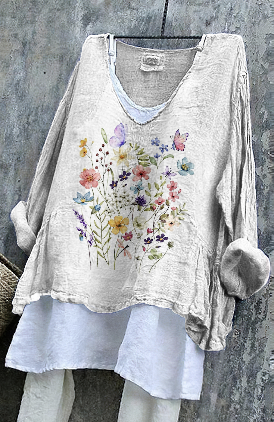 Casual Floral Cotton Regular Fit T-Shirt