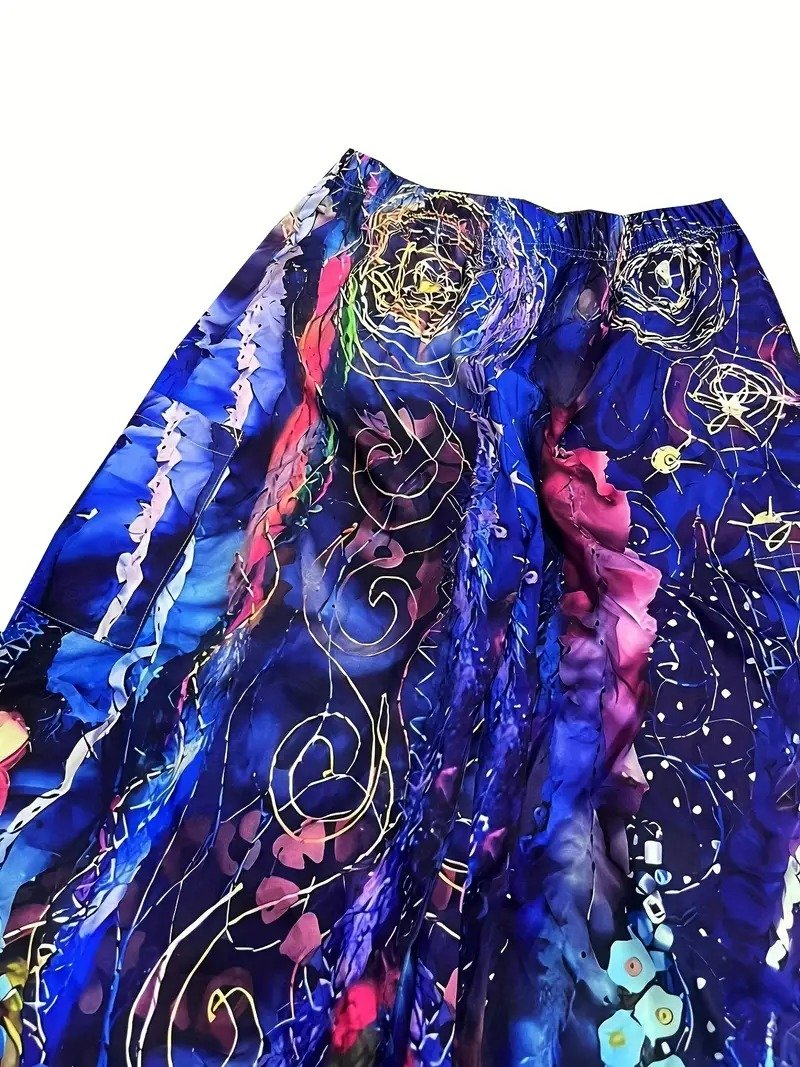 Cotton Floral Casual Pants