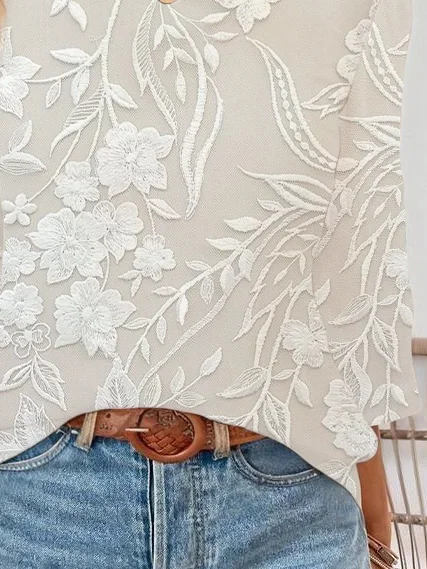 Women's Floral Print Casual Fashion Blouse