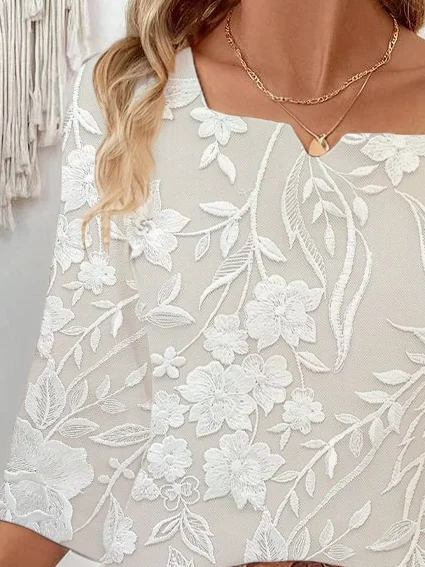 Women's Floral Print Casual Fashion Blouse
