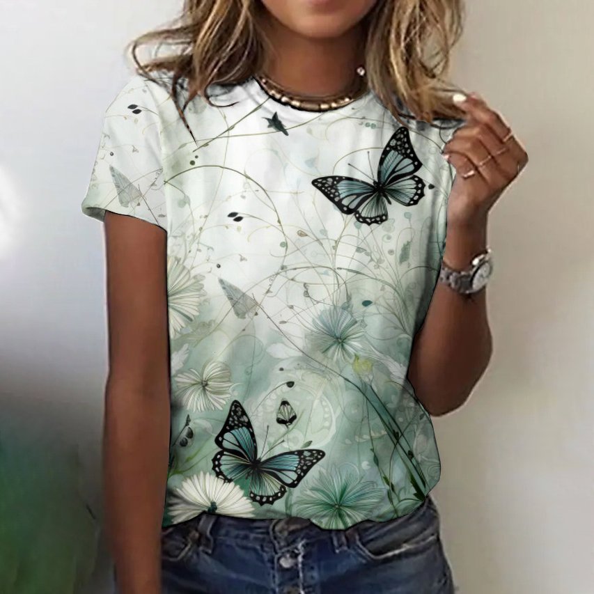 Casual Floral T-Shirt