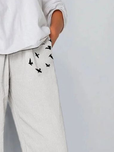 Women's Floral Print Casual Pants