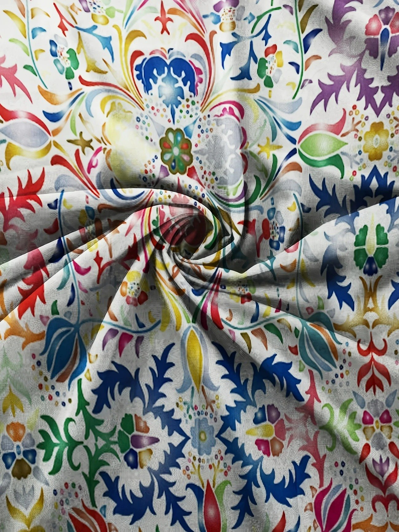 Cotton Simple Abstract Geometry Blouse