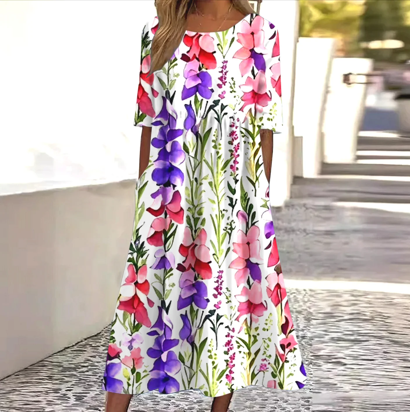Regular Fit Casual Dress With No