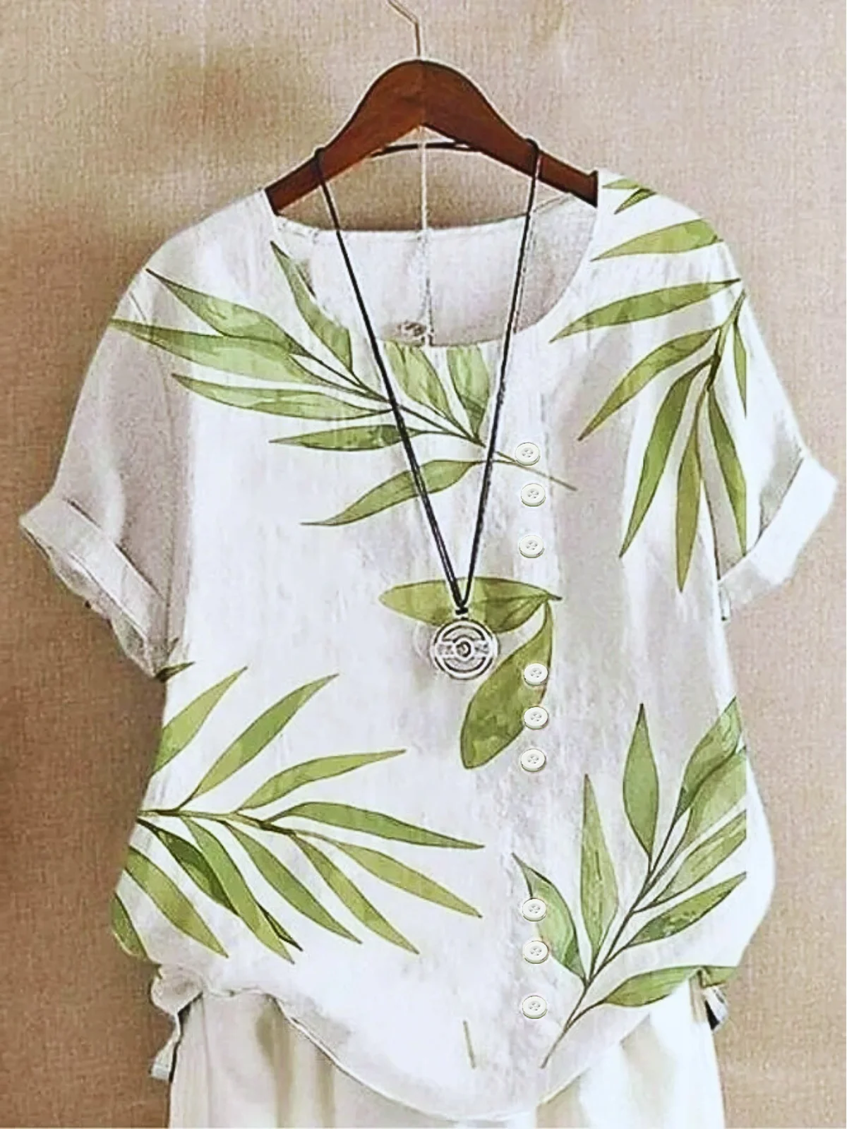 Regular Fit Casual Cotton Floral Blouse