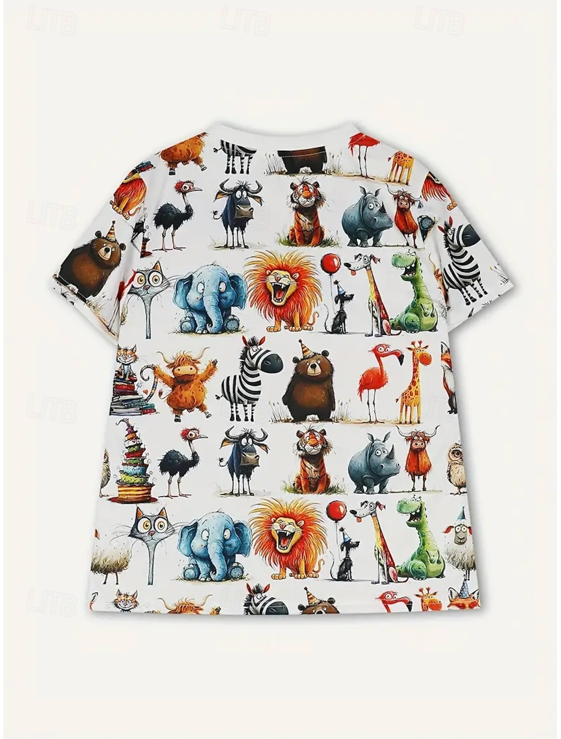 Vintage Animal Cotton T-Shirt