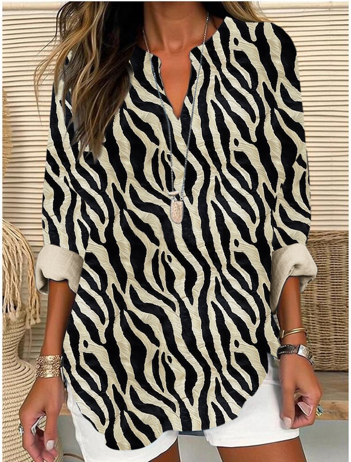 Casual Geometric Shirt