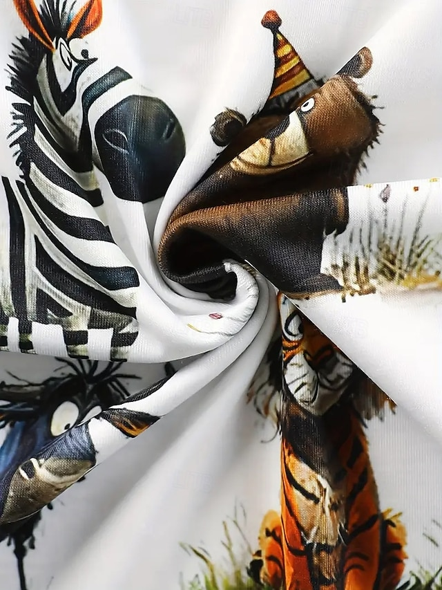 Vintage Animal Cotton T-Shirt