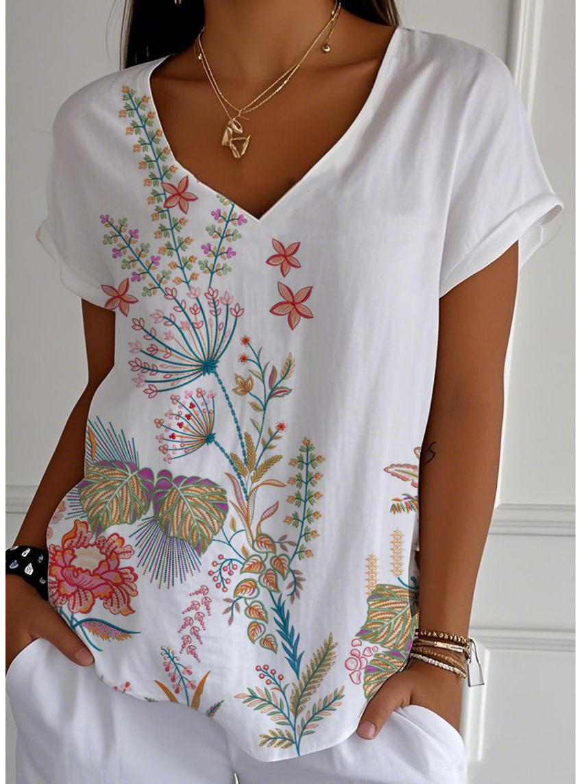 Loose Jersey Casual T-Shirt