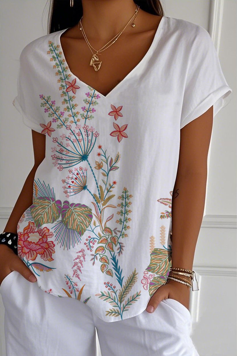Loose Jersey Casual T-Shirt
