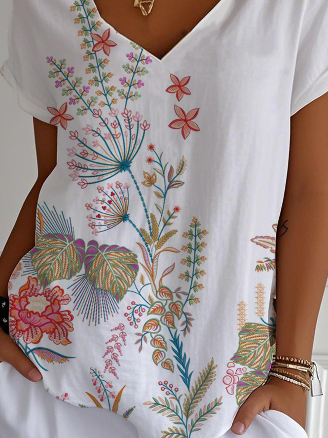 Loose Jersey Casual T-Shirt