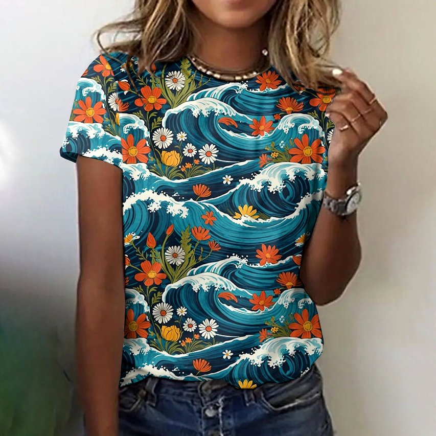 Casual Painting T-Shirt