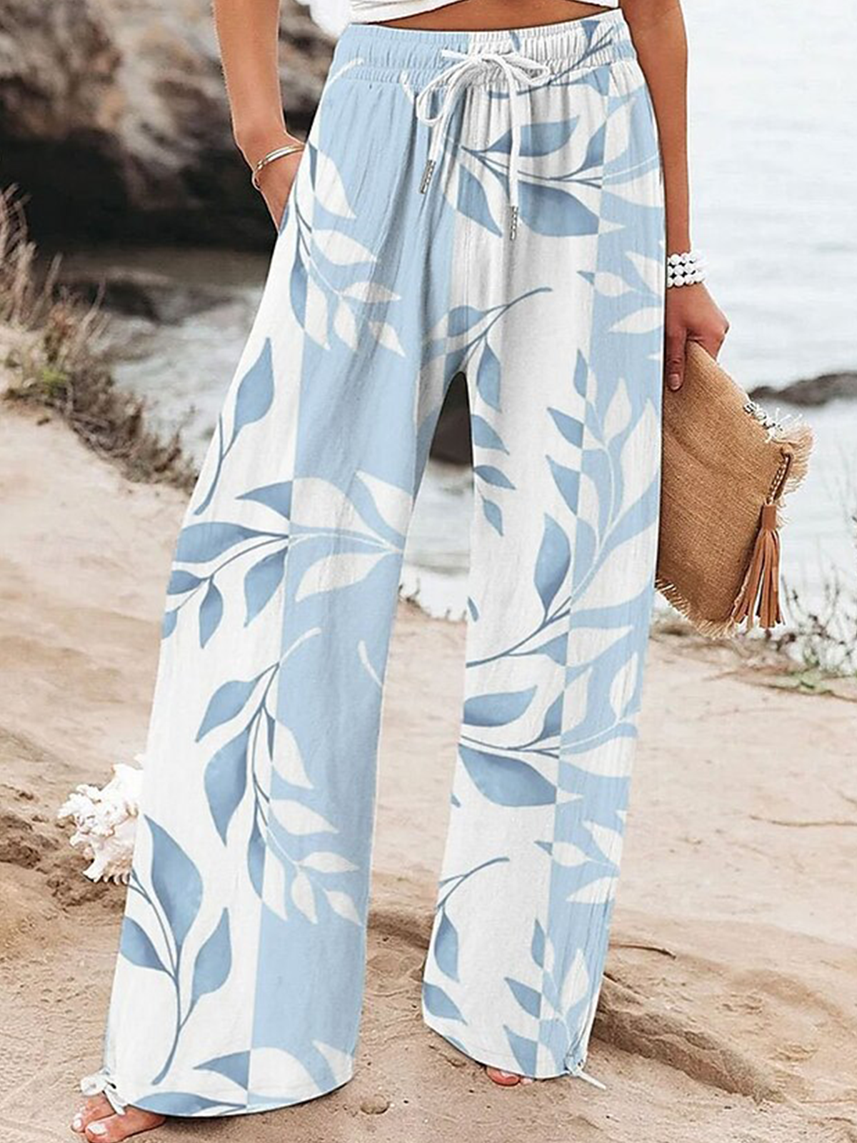 Loose Cotton Casual Pants