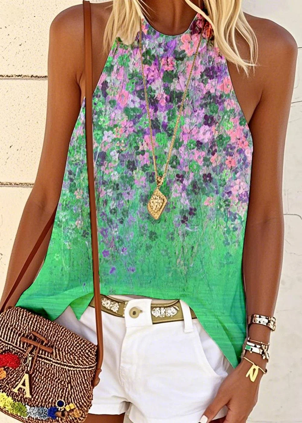Regular Fit Vintage Halter T-Shirt