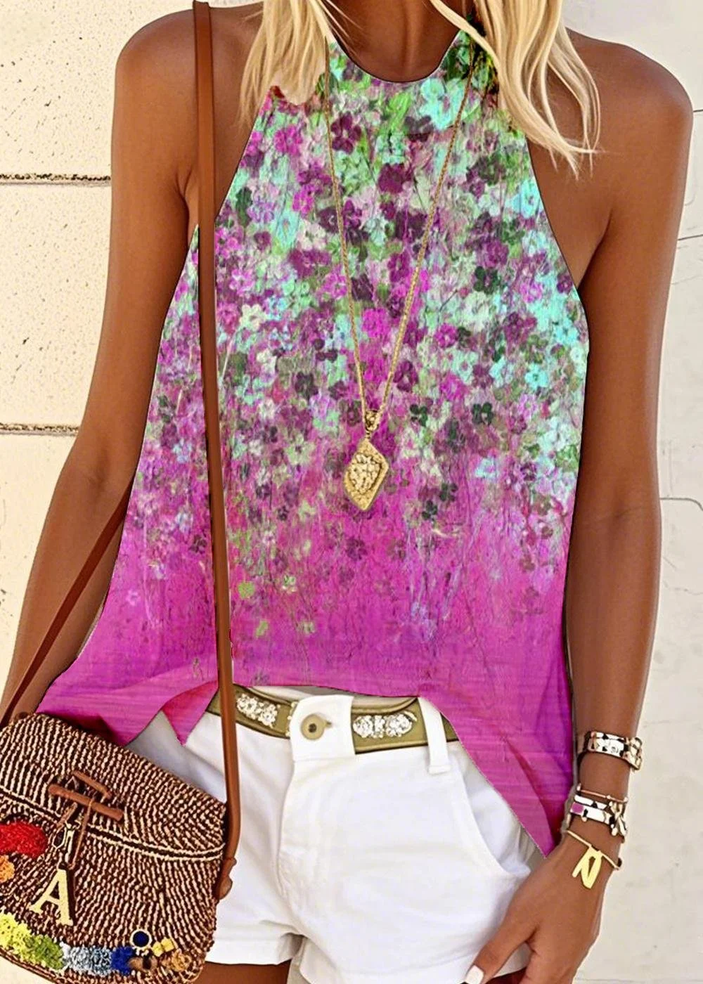 Regular Fit Vintage Halter T-Shirt