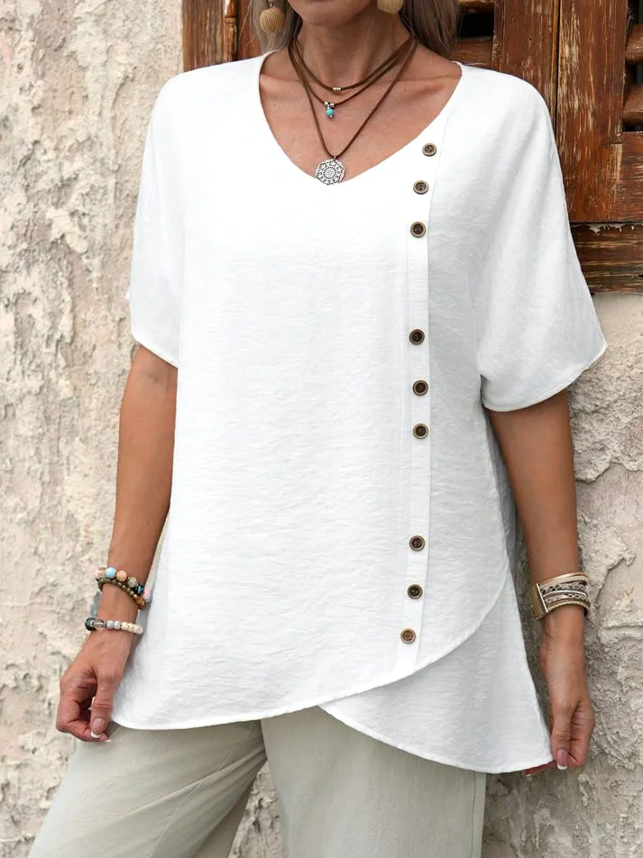 Plain Casual Regular Fit Shirt