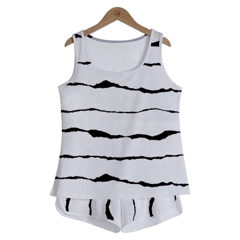 Striped Casual Two-Piece Set