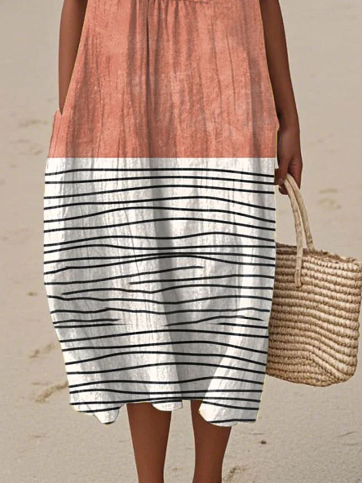 Simple Regular Fit Dress With No