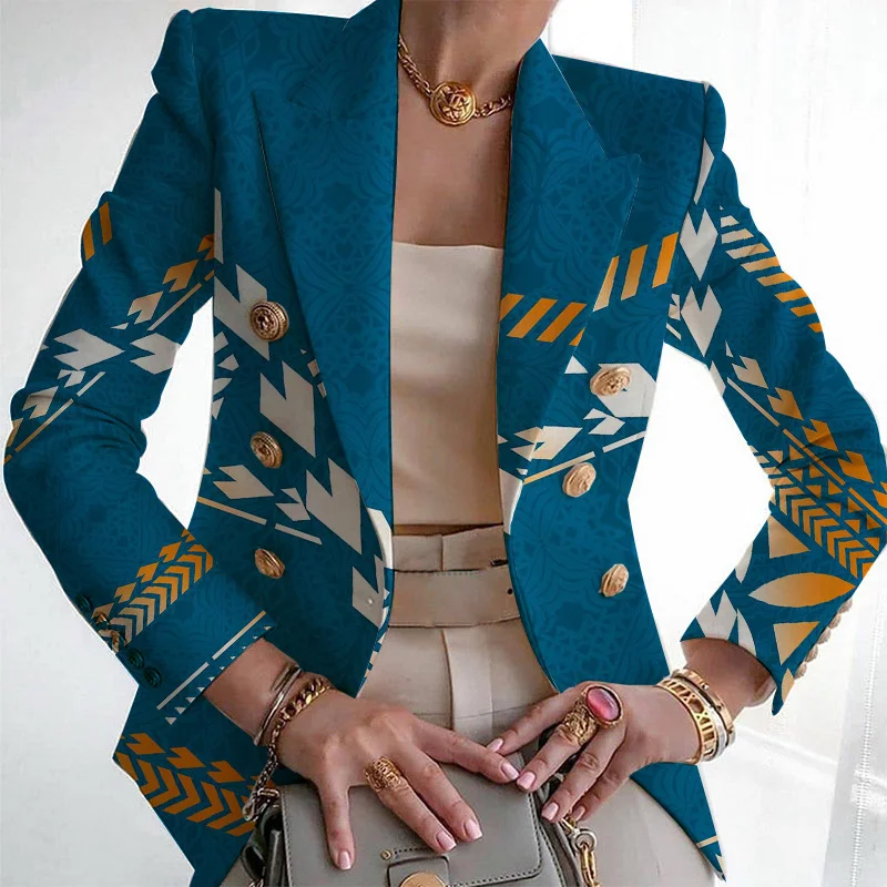 Buckle Regular Fit Elegant Blazer