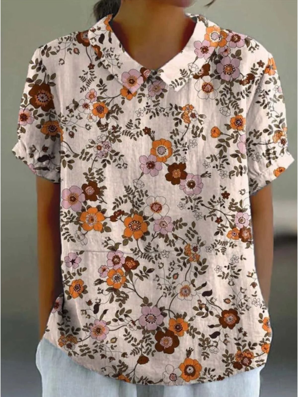 Casual Cotton Blouse